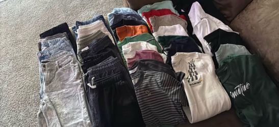 Bundle of boy clothes 13/14-16