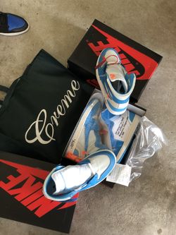 ***BRAND NEW Off-White x Air Jordan 1 “UNC” ** Receipt in hand ••Size 11