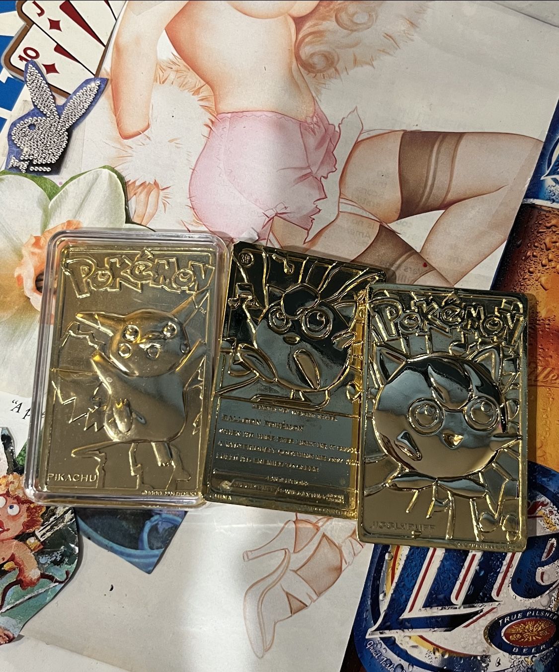 Retro 24k Pokémon Cards