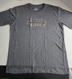 Disney Parks Star Wars Galaxy's Edge Landing 2019 Men's Grey T-Shirt Large