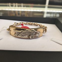 10k Gold I'd Bracelet 39.3 Grams Layaway Available 10%dwon If You Interested Please Make Sure You Ask For Maribel Thank You 