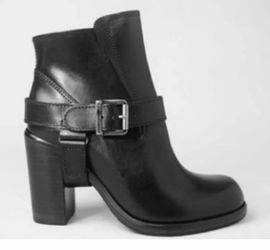 ALL SAINTS JULES BIKER BOOTS BLACK 38