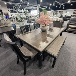 6 Pc Dining Table 