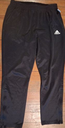 Adidas Mens size Xlarge pants workout Zipper Legs pockets