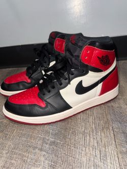 Air Jordan 1 Retro OG High Black Toe Reimagined Size 10.5