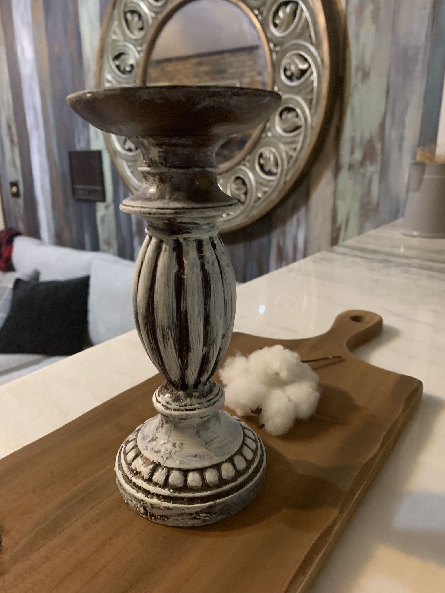 Candle holder from home interior