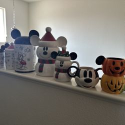 Disney Mickey Christmas Halloween Ceramics