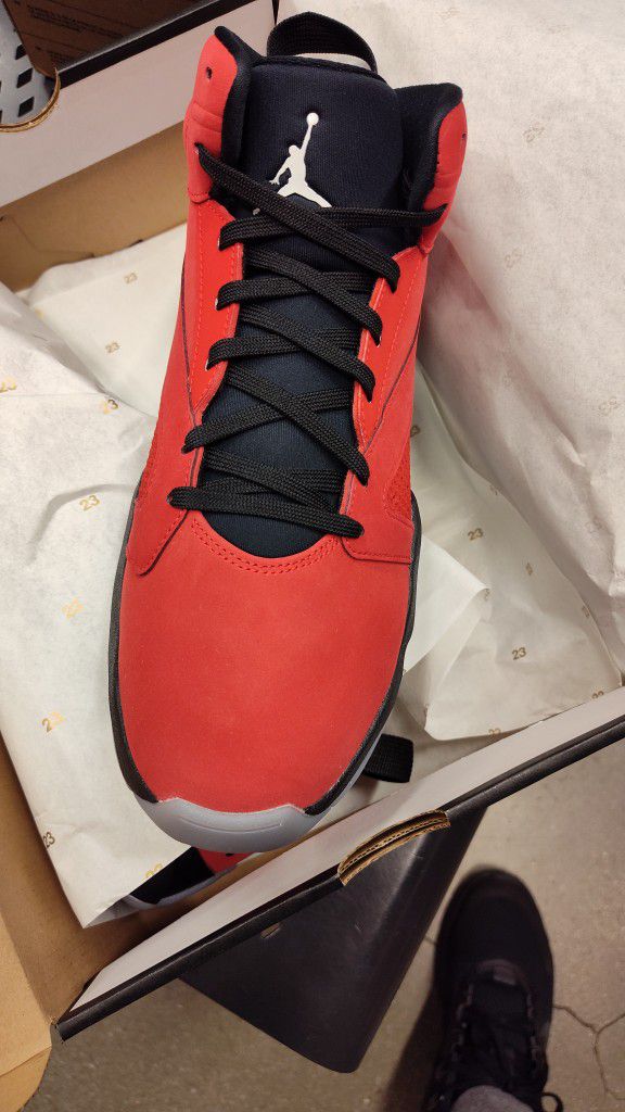 Jordans Lift Off Red Mens Size 10.5 New I'm Box