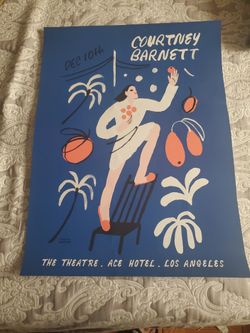 Courtney Barnett Night 2 Poster 2021 Los Angeles