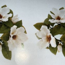 Set De Dos Anillos De Magnolias Nuevos