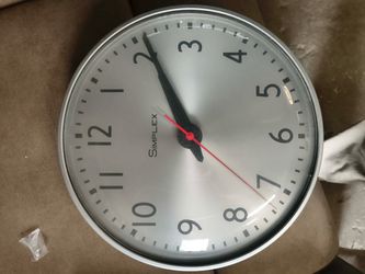 Simplex industrial school wall clock,