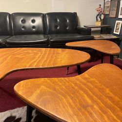 Midcentury Vintage style coffee tables boomerang