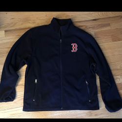 Boston Red Sox Fleece Zip Up Size L NEW