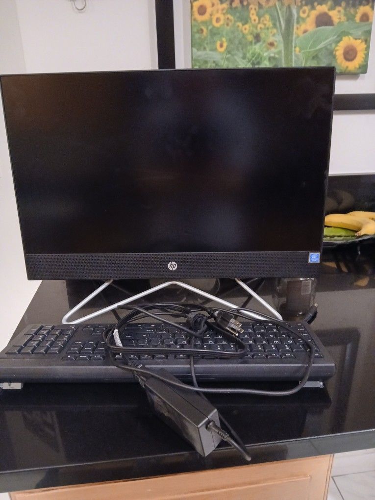 Hp All In One Computer 21 Screen / Wireless Mouse $ Key Board