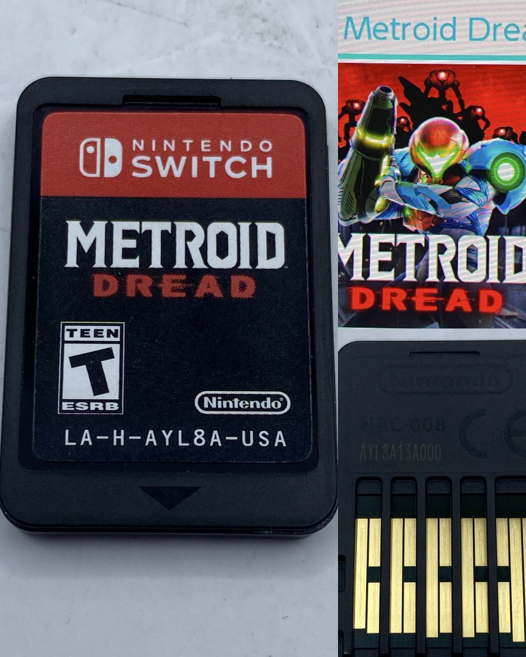 Metroid Dread (Switch, 2021) Cartridge Only Tested Authentic Samus Aran