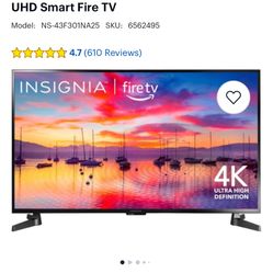 Insignia Firetv Edition F30 43” Inch Tv