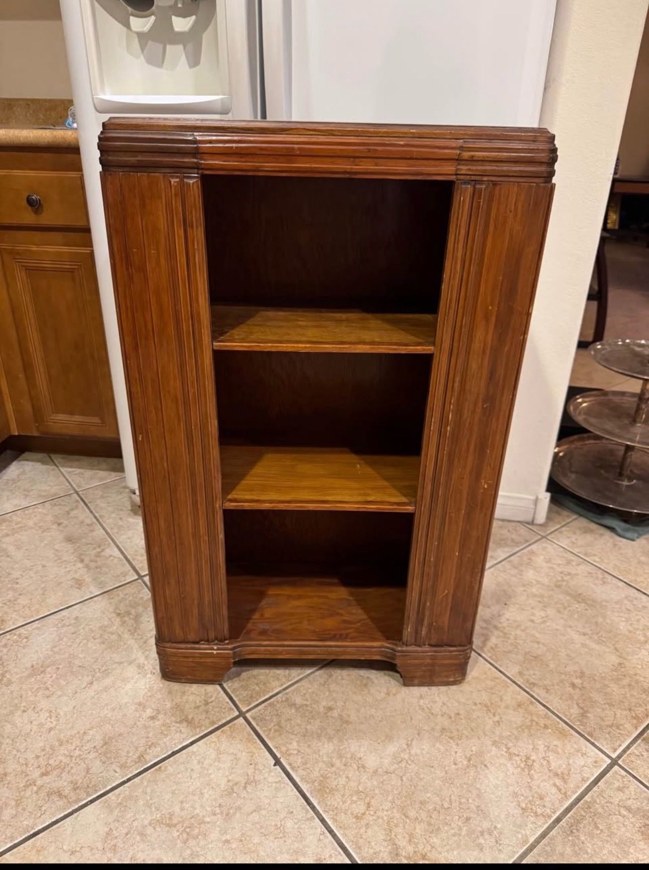 Solid Wood Stand Alone Book Shelf