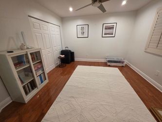 Ivory 6x9 Rug and Rug Pad