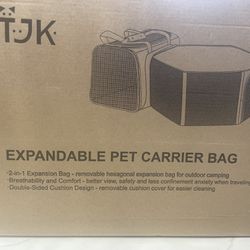 expandable pet carrier bag 