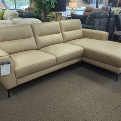 NEW Top Grain Genuine Leather SOFA Sectional Couch 