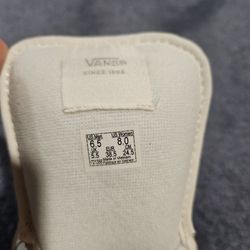 Vans White Shoe With Thick Sole 