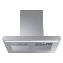 Samsung Wall-Mounted Range Hood Gray Bespoke 30" Convertible 390-CFM 