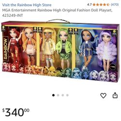 Rainbow High 6 Original Dolls Set! New!