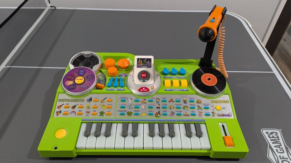 VTech KidiJamz Studio - Keyboard DJ Recording Green Kids Ages 3-6 $50