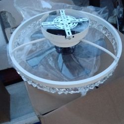 Celling Fan And Light.  With Remote  20 In Wide 