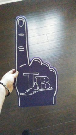 Tampa bay devil rays foam finger