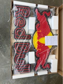 Red Bull neon sign