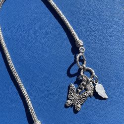 Sterling Silver Butterfly Bracelet 