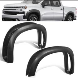 19-24 Chevrolet Silverado Fender Flares Flametas Guarda Fangos Bengalas Chevy 