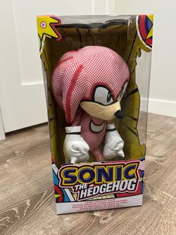 Knuckles Sonic The Hedgehog Comic Edition Plush 15" Comic Con Exclusive 2024 New