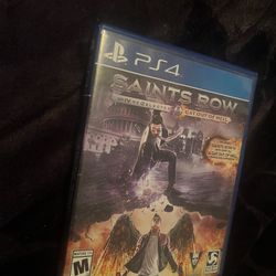 PS4 Game Saints  Row 