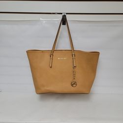 Michael Kors Tan Leather Hambag Large Tote Shopper Bag