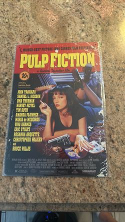 8x12 Tin Art of Quentin Tarantino‘s Pulp Fiction