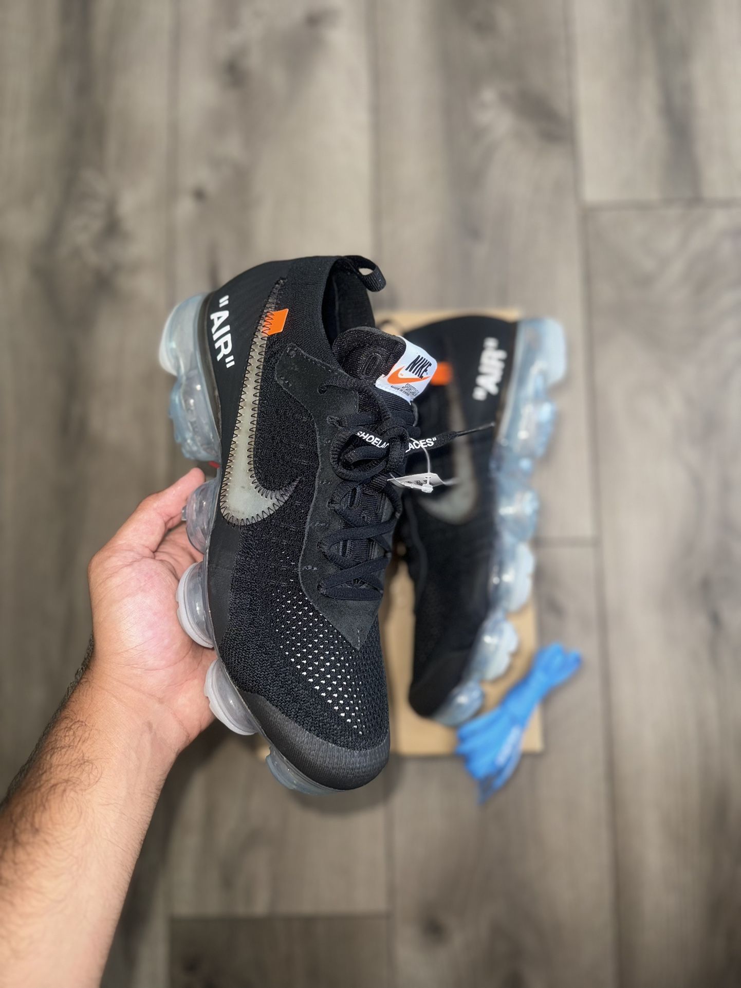 Sneakers Off White Vapormax Black Part Offwhite Vapormax Black - Main Image