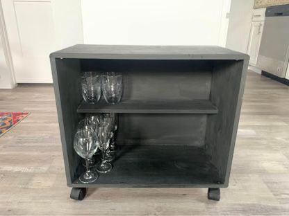 Diy Bar Cart/DIY Project (Includes Glasses Pictured)