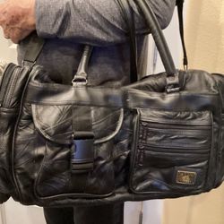 Leather Duffle Bag