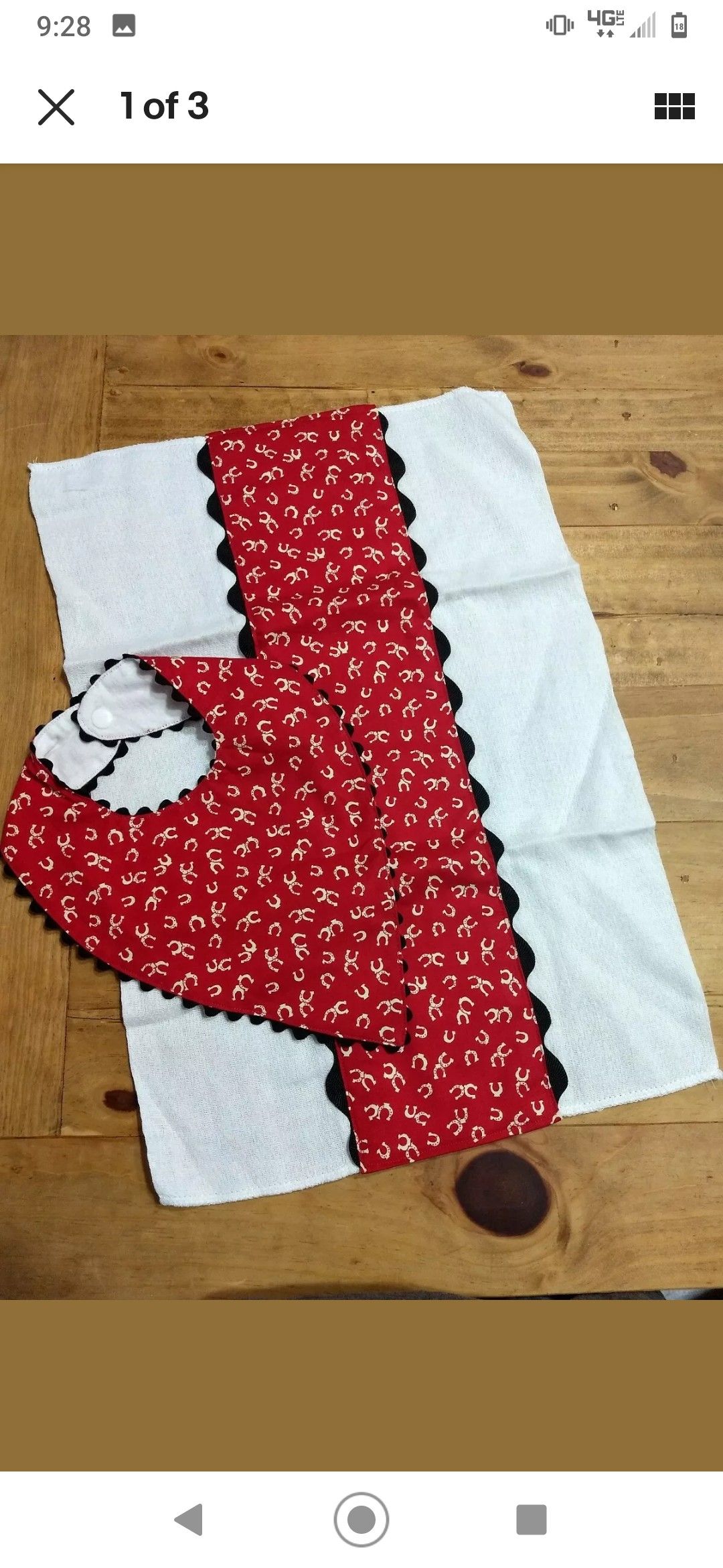 Handmade Bib Burp Cloth Sets