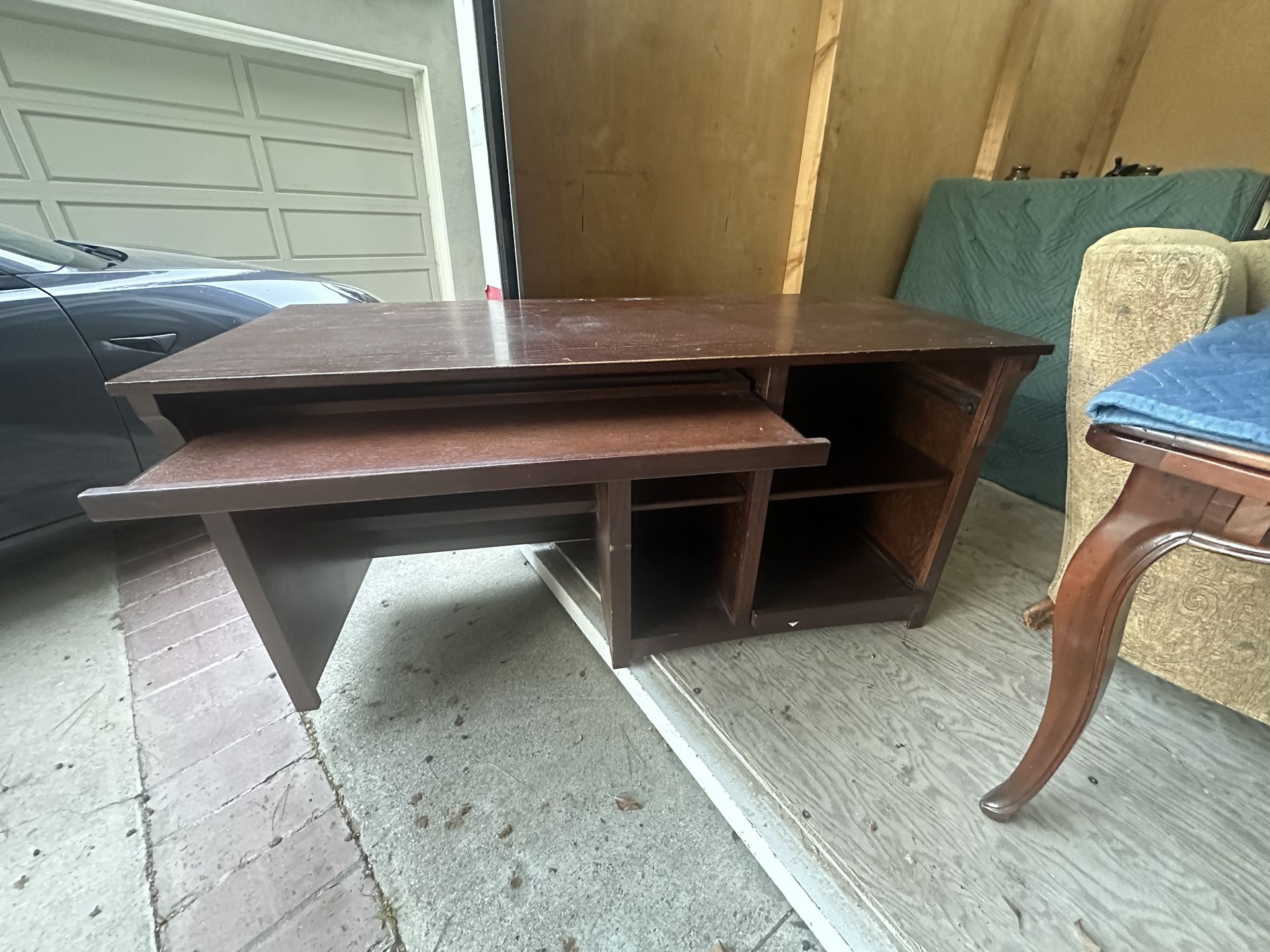 Solid Wood, Mahogany Computer Desk