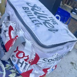 Coors Light “Silver Bullet” Cooler Bag – Holds 36 Cans! 🧊🍻