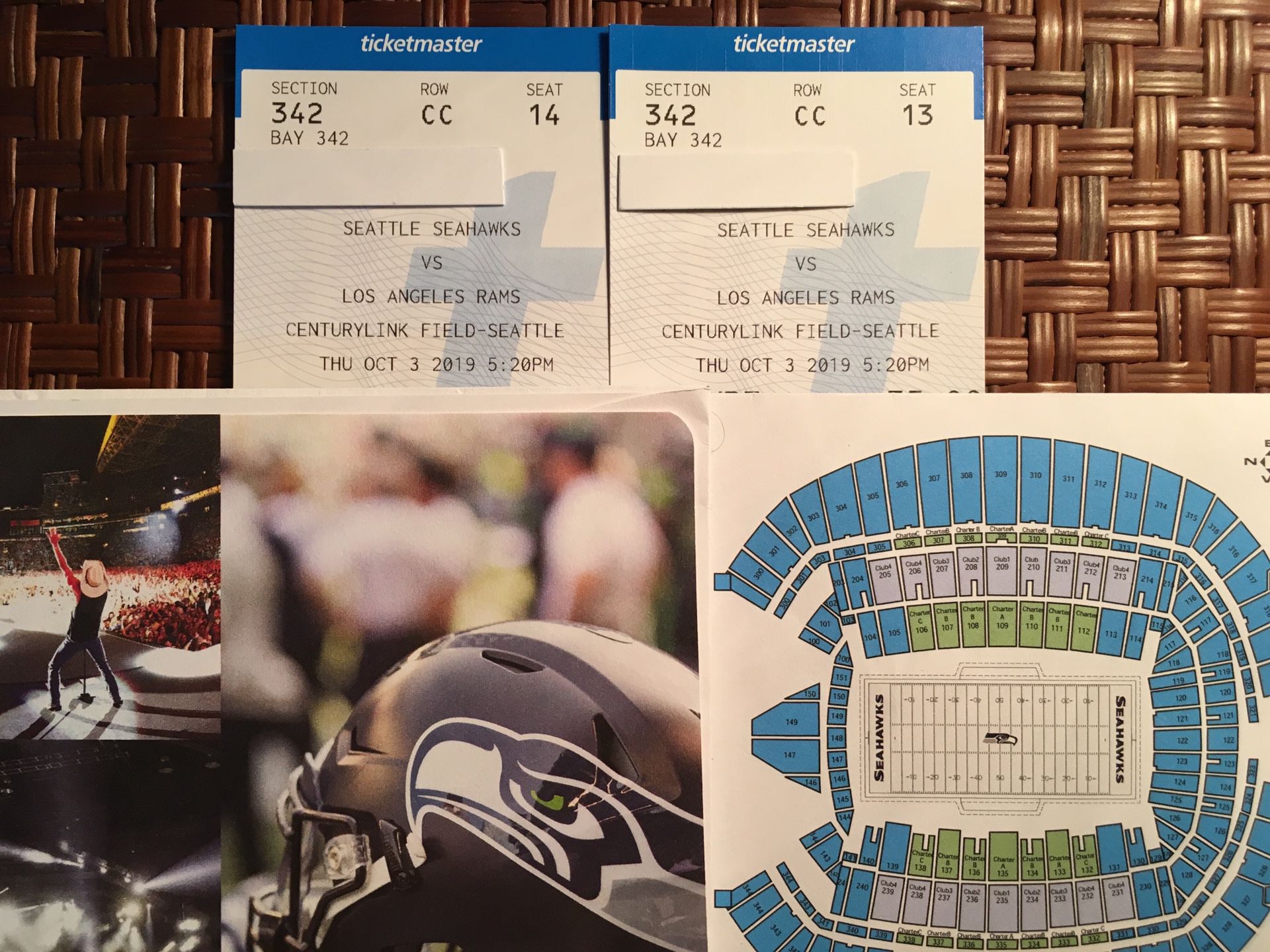 Seahawks vs. Rams - 2 Tickets!