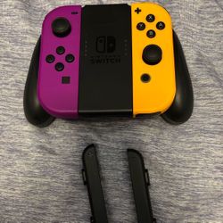 Nintendo Switch Purple/orange Joycon 