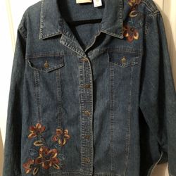 Alfred Dunner Jean Jacket . Size 20 
