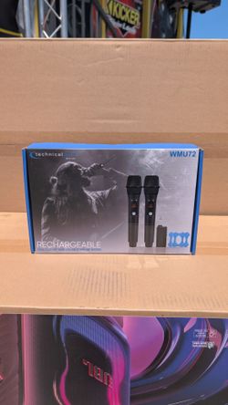 Professional Wireless Microphone with Rechargeable Battery Vocal Mic DJ Live Karaoke 1/4" Adapter 100 ft Range 🚨 Payment Options Available 🚨 No Cred