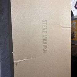 Steve Madden Black Cowboy Boots 