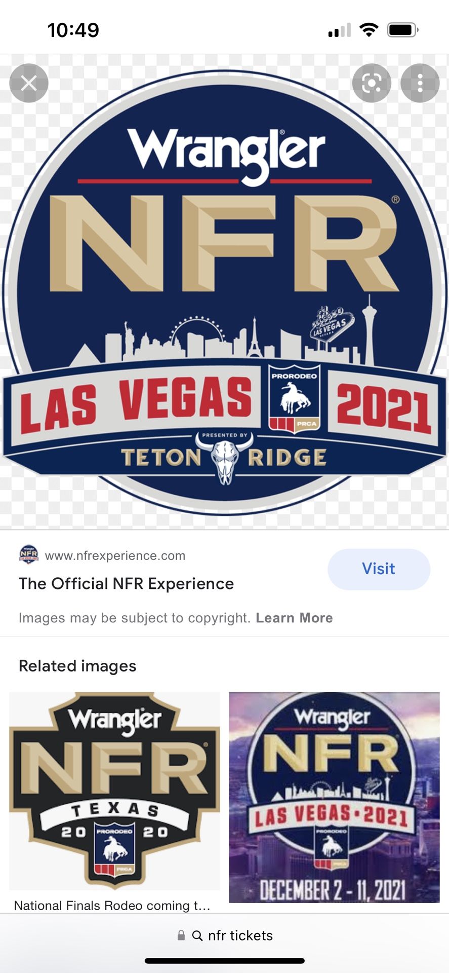 Nfr Tickets 2