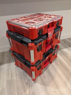 ​NEW Milwaukee Packout 3-Piece Storage Set